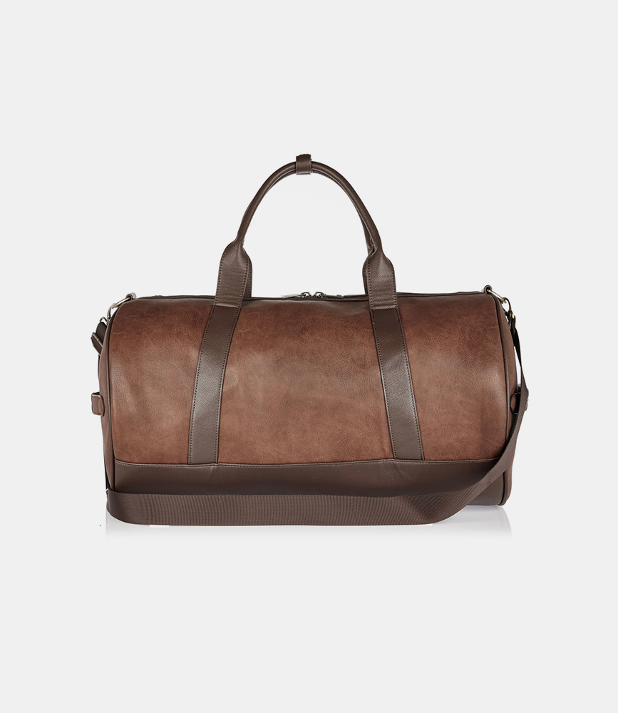 Brown holdall bag